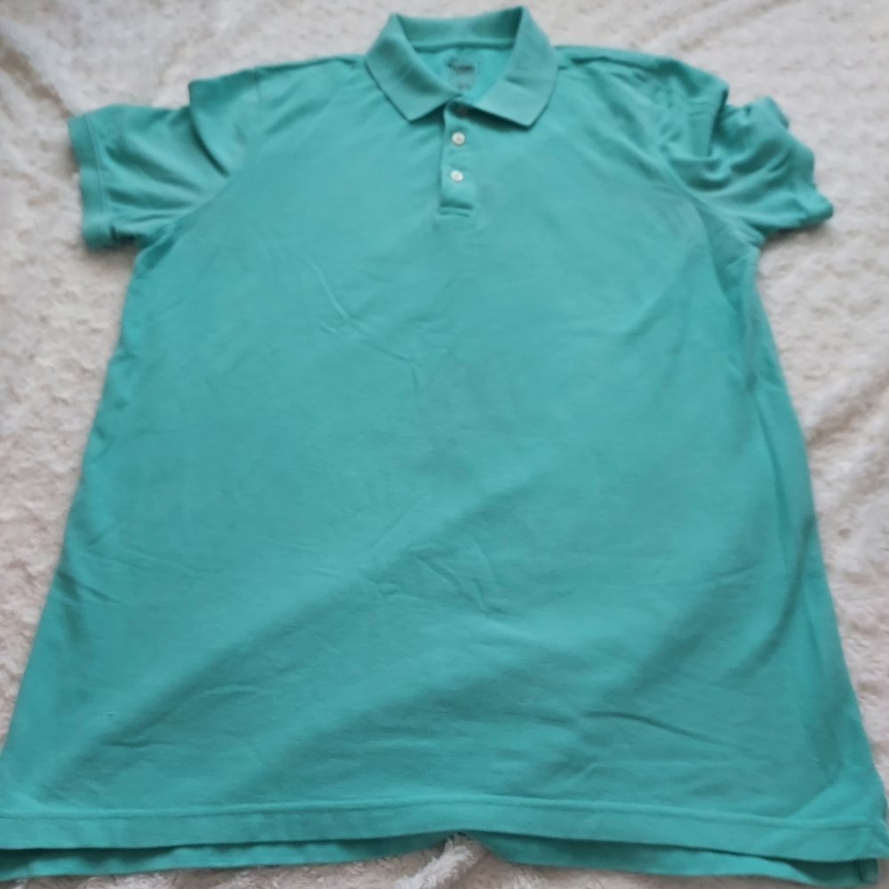 The Foundry Supply Co. Teal Polo Shirt Large Tall Office Church Normcore
